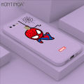 Hontinga for OPPO A5S A7 A12 A12S Case Cute Marvel Avengers Cartoon Spiderman Spider Man Phone Case Square Edge Silicone Cases Full Lens Cover Shockproof Protection Case. 
