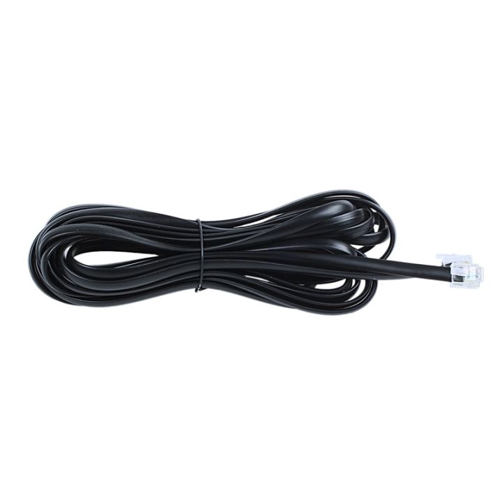 30FT%20Landline%20Telephone%20Set%20Extension%20Cord%20Cable,%20Landline%20Phone%20Line%20Wire%20with%20RJ11%206P4C%20Plugs,%20Includes%20Cable%20Clips%20-%20Black/Gree%20-%20Image%202