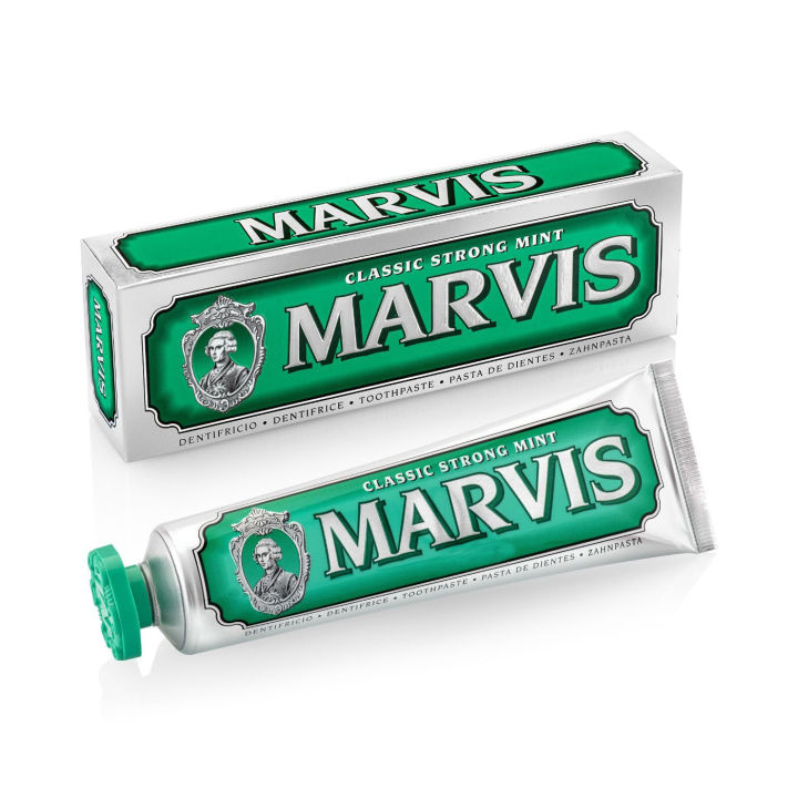 Marvis Amarelli Classic Strong Mint Toothpaste 85ml Luxury Italian ...