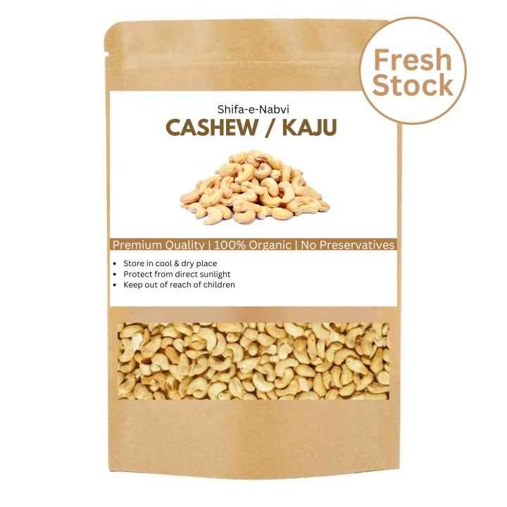 100 Grams Plain Kaju | Fresh Cashew Nuts Plain | Premium Quality | 100% Pure |
