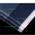 Pack of 50/100/150/200/300/ (8 x 12 Inch) Clear Resealable Cellophane/BOPP/Poly Transparent Plastic Bags For Storage Self Adhesive Polythene Peel + Seal Bags For Packing. 