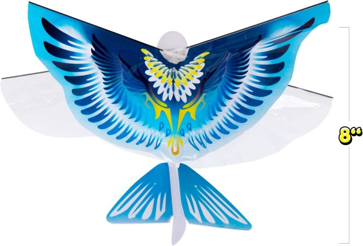 FLYING BIRD PHYSICAL WALKING TOYS FOR KIDS DAVINCI DESIGN WATER PROOF  - Thrown Bird Flying Toy With USB Charging Stunt Gowing Flapper For Space Adventures