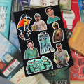 21pcs PAKISTAN CRICKET TEAM sticker pack for all sports fan psl babar azam pakistan cricketers t shirt harris rouf nasim shah fanatics ideal for gifts decor aesthetic desi use waterproof. 
