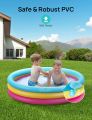 Inflatable Round Swimming Pool 35.4" x 9" | Outdoor & Indoor Bath Tub for Kids Pool/Bathing Tub-Portable & Foldable (3FT Round Sunset Glow Baby Pool) | Swimming Pool Bath Tubs for Kids. 
