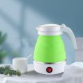 ELECTRIC FORDABLE KETTLE FORDABLE SILICONE ELECTRIC WATER KETTLE TRAVEL WATER BOILER CAMPING KETTLE 600ml. 