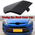 Car Auto Front Bumper Tow Towing Eye Hook Cover Cap for Ford Fiesta MK7 2008-2016 8A6117A989AB Black Plastic. 