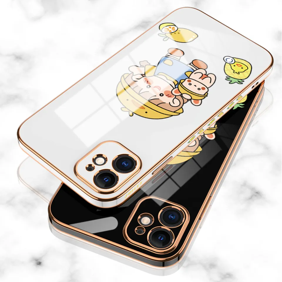 UCUC for Infinix Hot Back Cover Free Lanyard Little Yellow Hat