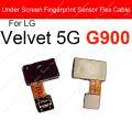 Under Screen Fingerprint Sensor Flex Cable For LG G8X G9 V50S V60 ThinQ Velvet 5G G900 Fingerprint Sensor Ribbon Replacement. 