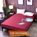 Plain 100% Water Proof Mattress Cover For King Size Bed/ Mian Nadeem Online Marketing. 
