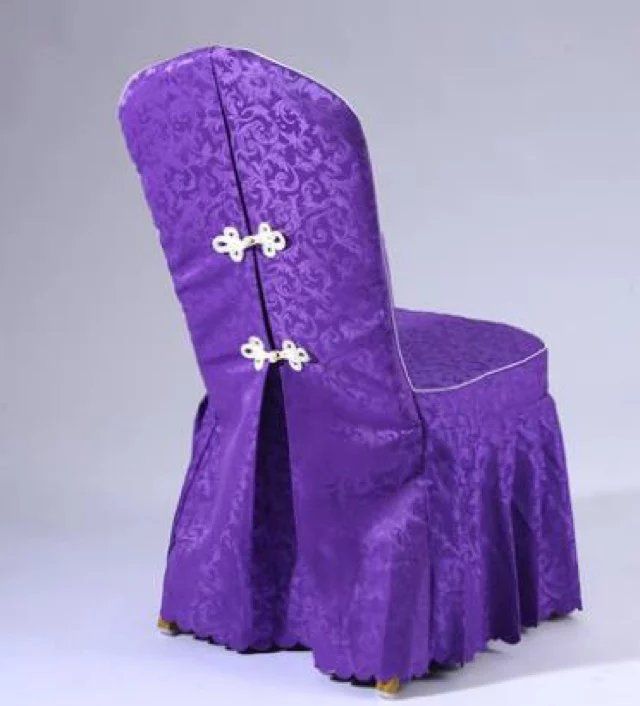 Hotel one-piece chair cover conference theater stool fabric steel pipe hotel wedding banquet chair cover custom