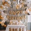 13 Pcs Happy Birthday Foil Balloons Set / Birthday Banner for Birthday - Decorations Balloon Letter Foil Alphabet Birthday Banner For Parties Decoration , Party Supplies , Event , Celebration , Kids , Girls, Boys , Male , Female , Baby birth day. 