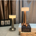 LED Cordless Desk Lamp - Touch Control, Chargeable, Modern Art Deco Design with 3 Color Temperatures and Adjustable Brightness. 