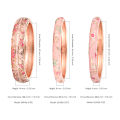 Women's Bracelets Set Bangle On Hand Hinge Enamel Cloisonne Bangles For Women Pink Vintage Birthday Gift For Mother. 