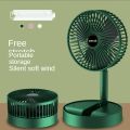 Portable Electric Mini Fan Foldable Telescopic Fan USB Rechargeable Fan Office Household Low Noise High Battery Life Standby. 