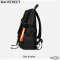 BAGSTREET Fashion Trendy Laptop Backpack 15.6 inch with USB Port, Water Proof, Shock Proof, Unisex Travelling Backpack Durable Casual Business Work Backpack Simple Modern Office Computer Book Bag Best Gift for Men Women. 