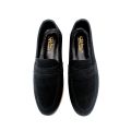 Premium Black  suede Loafers with White foamy Sole – Stylish & Comfortable Casual Shoes for Men. 