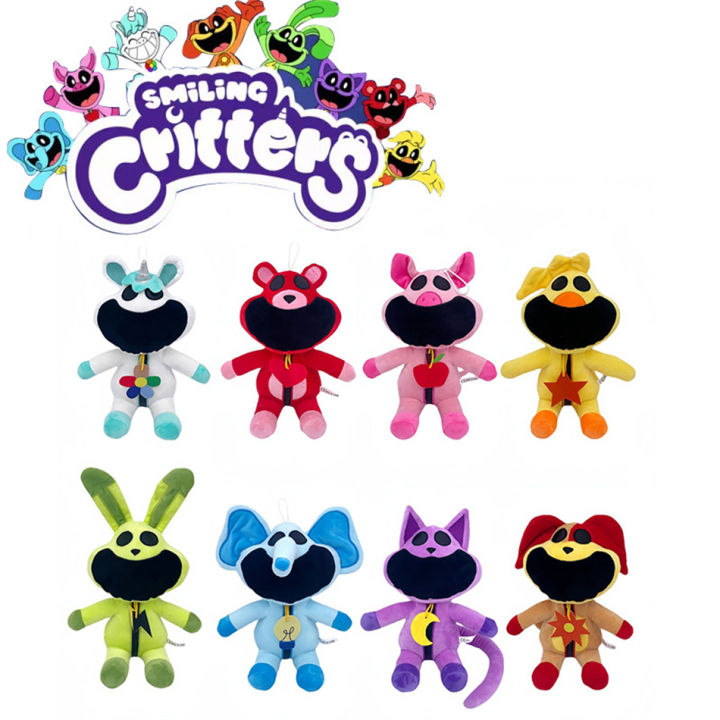 YueYangSport 25-30cm Smiling Critters Plush Toys Hopscotch Cat Nap Plushie Doll Kawaii Stuffed Decoration Christmas Gift Kids