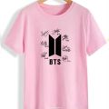 BTS Signature Casual Cotton T-Shirt for Women and Girls – Ladies Top Tee, Available in Multiple Sizes. 