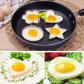 4Pcs Egg Mold Fried Egg Cooking Mold Shaper Stainless Steel Kitchen Pan cake Mould Ring 4 Piece set. 