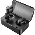 Tranya Bluetooth 5.0 Deep Bass True Wireless Headphones, Sports Wireless Earbuds, Sweat Proof Earphones Built-in Microphone for Running. 