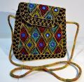 Traditional Pakistani Balochi Sindhi Embroided Multicolor Size 15x12 cm Cultural Wallet Purse Hand Made Golden wire & Mirror Work Handicraft for Females & KidsTraditional Pakistani Balochi Sindhi Embroided Multicolor Size 15x12 cm Cultural Wallet Purse Ha. 