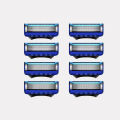 Be common 5-layer Razor Blades Replacement Blades For Men's Shavers Shaving Safety Razor Skin Protection Classic Reusable Blade. 
