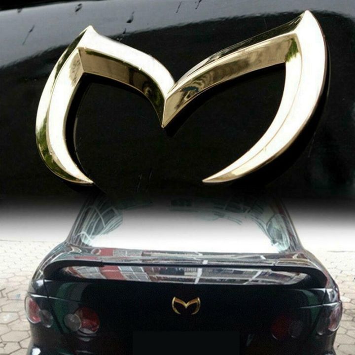 Black Evil M Logo Emblem Badge Decal for Mazda All Model Car