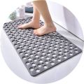 15.50 x 40 inch Non Slip Bath Mat Anti Mould Shower Mats TPE Bathroom Bathtub Mat Floor Shower Mats Anti Slip with Suction Cups. 