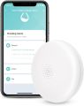 Smart Water Leakage Detector Alarm, Wi-Fi Water Leak Alarm Sensor APP Control, Battery Operated, for Kitchen Bathroom Laundry Room (1 Pack). 