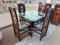 Dining Tables 4 Chairs and 6 Chairs  Designs in Shesham Wood. 