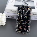 VRQR Soft Wavy Edge Phone Case For infinix Smart 7 Back Cover Full Screen Beautiful Flowers Pattern Cover infinix Smart 7 HD X6515 X6516. 