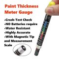 Car Paint Thickness Tester Gauge for Car Tool Crash Checking Meter with Magnetic Tip Scale Indicate. 