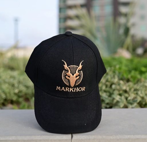 Premium Quality Markhor Cap Stylish Cap Black