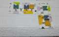 Pack of 2 Card ( 8pc ) Heavy Duty Adhesive Hooks Elegant Alphabet Hook Key Hanger Plastic Wall Hook for Hanging Clothes,Coat,Hat,Key Holder Hook Bedroom Door Hook with _ Multipurpose Use. 