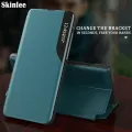 For Samsung Galaxy A73 Flip Cases Smart Transparent View Phone Case for Samsung A73 Window Flip Leather Phone Cover. 