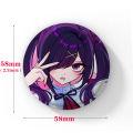 58mm Needy Girl Overdose Game Button Pin Cute Anime Character Cartoon Brooch Badge for Backpack Accessories Decor Fans Collect. 