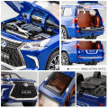 New SUV Prado Lexus Land Cruiser 1:24 Blue. 