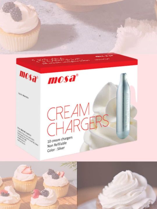 MOSA 10-Pack Cream Whipper Chargers