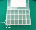 Plastic 18-Cavities Heavy-duty Multi-Compartment Jewellery Box (Large) - [M-18]. 