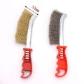 Multifunctional shaped Steel Wire Brush Barbecue Cleaning Stainless Steel Wire Iron Brush Steel Copper Derusting Brushsteel Wire Brush. 