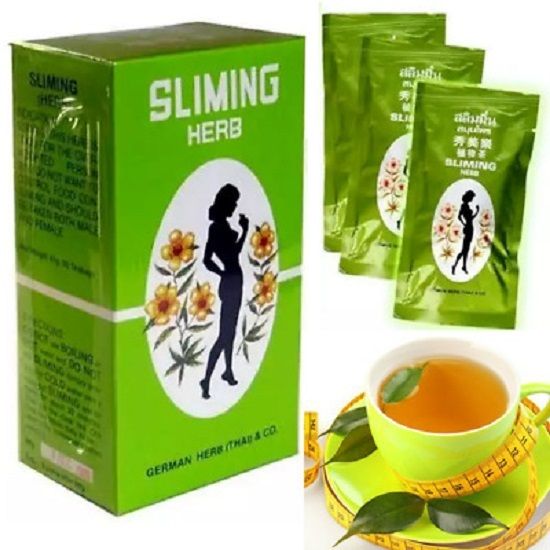 Sliming Herb Diet Slimming Tea Bags - 50 Teabags (Imported)