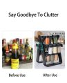 Spice Jar Revolving - Revolving Countertop Spice Racks Seasoning Rack Holder with Spice Jar for Camping Kitchen -. 