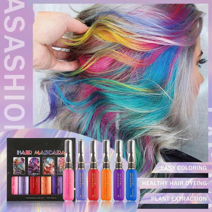 HUXIA%20BEAUTY%20%20Pack%20of%206%20%20Hair%20Mascara%20,%20Disposable%20Hair%20Dye%2015ml%20x%206%20%20For%20Girls%20And%20Womens%20-%20Image%202
