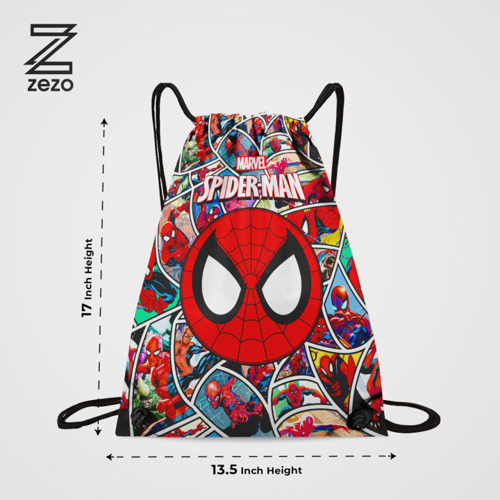 Spider%20Man%20Drawstring%20Bag%20For%20Kids%20Digitally%20printed%20on%20Cloth%20By%20Zezo%20-%20Image%205