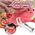 Angurello Watermelon Slicer & Server Double Knife cuts Fruits. 