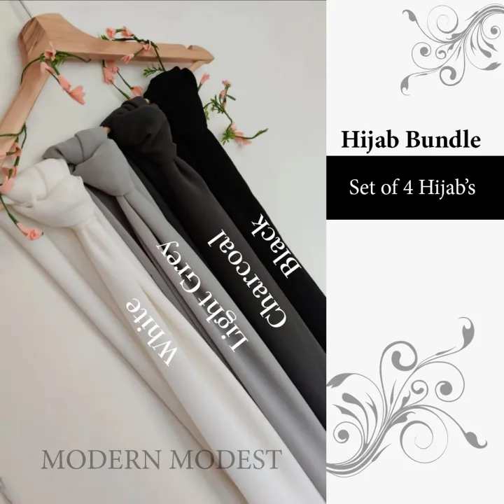 Modern%20Modest%20-%20Chiffon%20Georgette%20Hijab%20Bundle%20for%20Girls/Women%20-%20Image%202