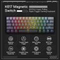 Redragon K617 FIZZ Rapid Trigger Gaming Keyboard 61 Keys Wired Mechanical Keyboard 8K Hz Polling Rate  Hyper-Fast Actuation, Dedicated Magnetic Switch. 