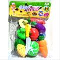 Cutting Plastic Fruits & Vegtable Toys For Kids. 