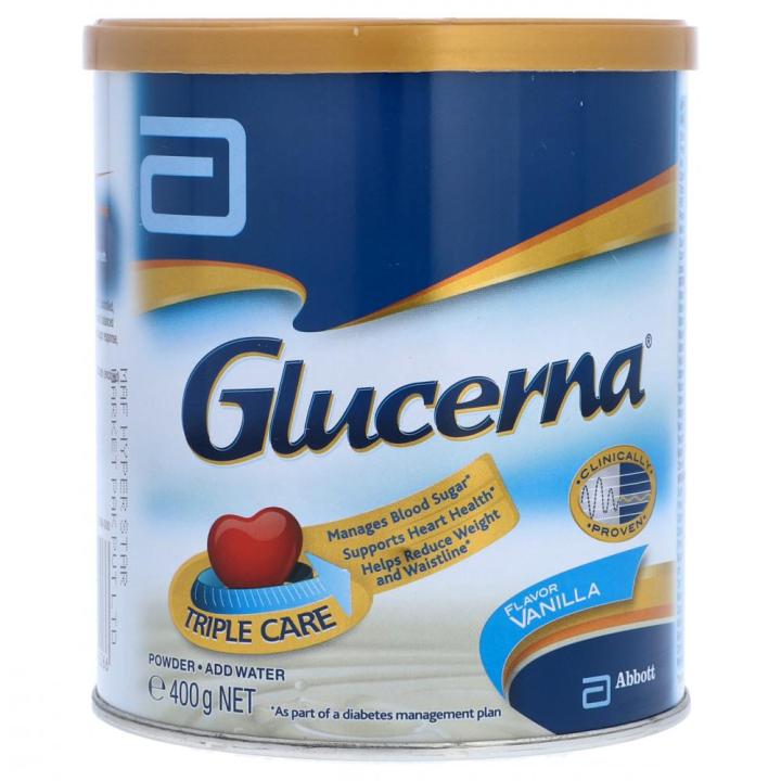 Alfatah Mall - GLUCERNA MILK POWDER VANILLA 400 GM-AFP-000113856