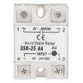 SSR-25 AA 25A Solid State Relay Module SSR AC-AC Input 90-250V AC Output 24-480V AC-HT. 